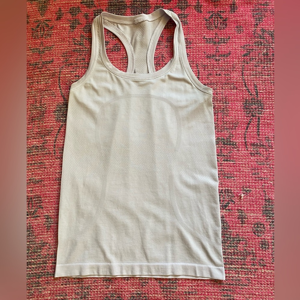swiftly tech racer back tank top 2.0- lavender dew